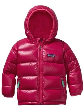 Patagonia Magenta Hi-Loft Down Sweater Hoody
